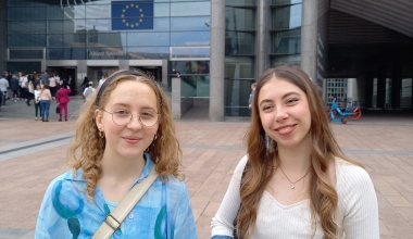 Jakob og Lærke deltog i EU-projekt for klimaets skyld